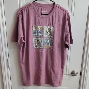 RVCA Men's Mauve Graphic Tee